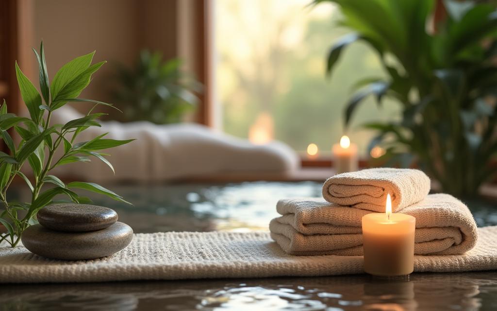 Ambiente de spa relajante